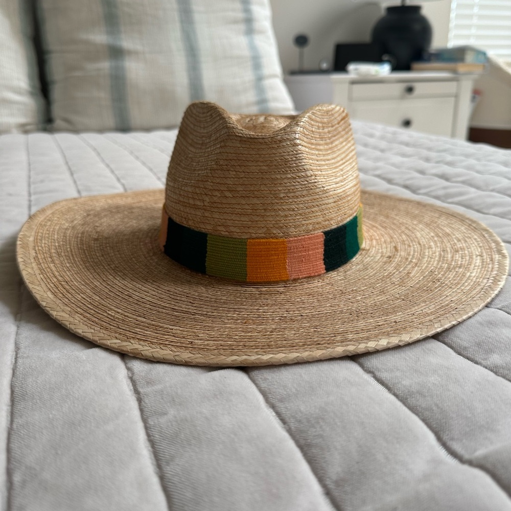 Sunshine Tienda Straw Hat with Colorful Band